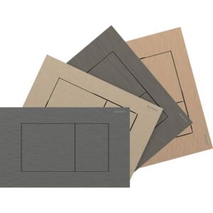 Geberit Betätigungsplatte 004611003 galvanisiert, lackiert, 2-Mengen-Spülung, eckig