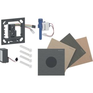 Commande d&#39;urinoir Geberit Type 40 004790002, gâchette de chasse d&#39;eau électronique, fonctionnement sur secteur, galvanisée