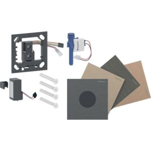 Geberit Typ 40 Urinalsteuerung 004800002 elektronische Spülauslösung, Batteriebetrieb, rund, galvanisiert