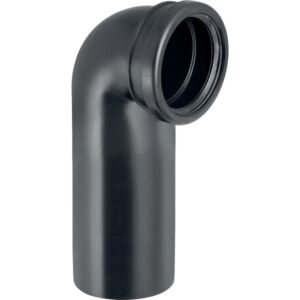 Geberit Pe Anschlussbogen 366925161 DN 90/90, 90Grad, PE-HD, für Wand-WC
