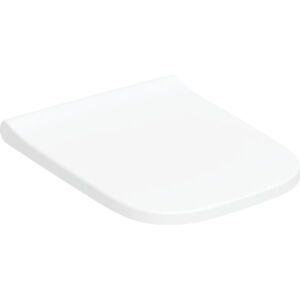 Geberit iCon toilet seat 503140011, square design, with soft-close mechanism, quick release, white