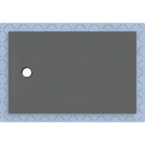 Geberit CleanFloor30 Duschfläche 551015DM1 bodeneben, mit Dichtvlies, 90 x 140 cm, graphit / matt