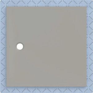 Geberit CleanFloor30 shower tray 551026291, flush with floor, with sealing fleece, 120 x 120 cm, grey / matt