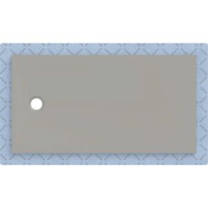 Geberit CleanFloor30 Duschfläche 551008291 bodeneben, mit Dichtvlies, 80 x 150 cm, grau / matt