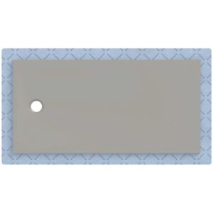 Geberit CleanFloor30 Duschfläche 551009291 bodeneben, mit Dichtvlies, 80 x 160 cm, grau / matt