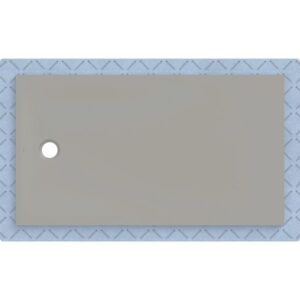 Geberit CleanFloor30 Duschfläche 551017291 bodeneben, mit Dichtvlies, 90 x 160 cm, grau / matt