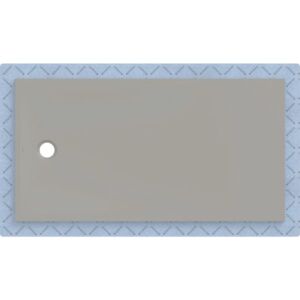Geberit CleanFloor30 Duschfläche 551018291 bodeneben, mit Dichtvlies, 90 x 170 cm, grau / matt