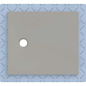 Geberit CleanFloor30 Duschfläche 551003291 bodeneben, mit Dichtvlies, 80 x 90 cm, grau / matt
