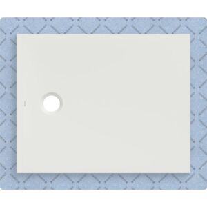 Geberit CleanFloor30 Duschfläche 551004001 bodeneben, mit Dichtvlies, 80 x 100 cm, weiß / matt