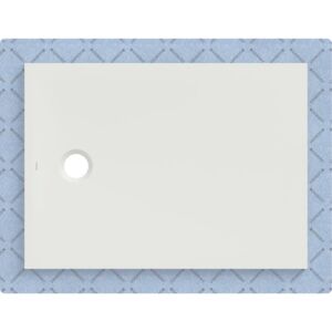 Geberit CleanFloor30 Duschfläche 551005001 bodeneben, mit Dichtvlies, 80 x 110 cm, weiß / matt