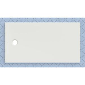 Geberit CleanFloor30 Duschfläche 551008001 bodeneben, mit Dichtvlies, 80 x 150 cm, weiß / matt