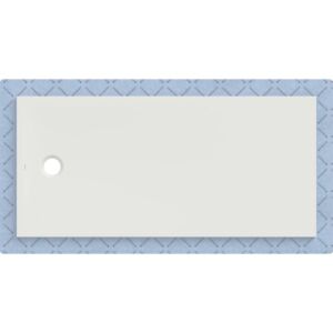 Geberit CleanFloor30 Duschfläche 551010001 bodeneben, mit Dichtvlies, 80 x 170 cm, weiß / matt