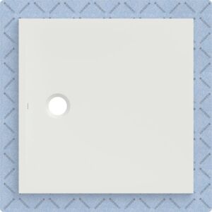 Geberit CleanFloor30 shower tray 551011001 flush with floor, with sealing fleece, 90 x 90 cm, white / matt