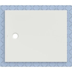 Geberit CleanFloor30 Duschfläche 551022001 bodeneben, mit Dichtvlies, 100 x 120 cm, weiß / matt