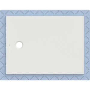 Geberit CleanFloor30 shower tray 551014001, flush with floor, with sealing fleece, 90 x 120 cm, white / matt