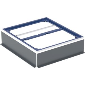 Cadre de fixation Geberit Duofix 551503001 80 x 90 cm, pour parois de douche jusqu&#39;à 100 cm, pour 1,5 m de profondeur.