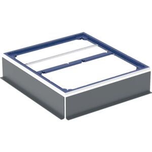 Geberit Duofix Installationsrahmen 551512001 90 x 100 cm, für Duschfläche bis 100cm, für 5 Füße