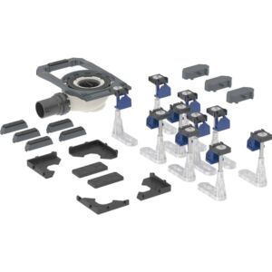 Geberit Duofix Duschwannenablauf 551567001 mit 10 langen Füßen, Sperrwasserhöhe 50mm