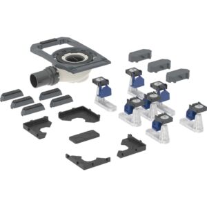 Geberit Duofix Duschwannenablauf 551552001 mit 7 Füßen, Sperrwasserhöhe 50mm