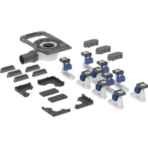 Bonde de receveur de douche Geberit Duofix 551554001 avec 3 mètres, hauteur du joint d&#39;étanchéité 50 mm