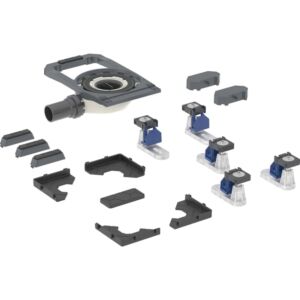 Bonde de receveur de douche Geberit Duofix 551556001 avec 5 pieds, hauteur du joint d&#39;étanchéité 30 mm