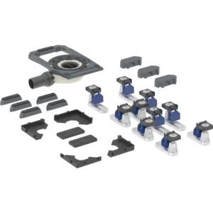 Geberit Duofix Duschwannenablauf 551558001 mit 10 Füßen, Sperrwasserhöhe 30mm