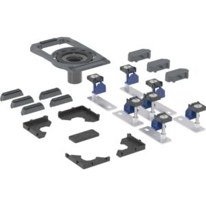 Bonde de receveur de douche Geberit Duofix 551560001 avec 2,13 m (7 pieds), installation traversante.