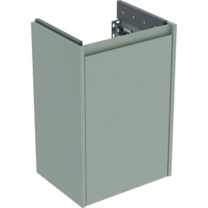 Geberit Renova Plan base cabinet 504021IK1 40 x 60.6 x 20.3 cm, carcass/front sage green / lacquered satin finish, 1 door