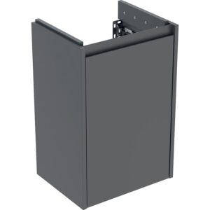 Geberit Renova Plan base cabinet 504021JK1 40 x 60.6 x 20.3 cm, carcass/front lava / lacquered satin finish, 1 door