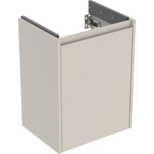 Geberit Renova Plan base cabinet 504022DB1 45.7 x 60.6 x 24.2 cm, carcass/front sand grey / lacquered satin finish, 1 door