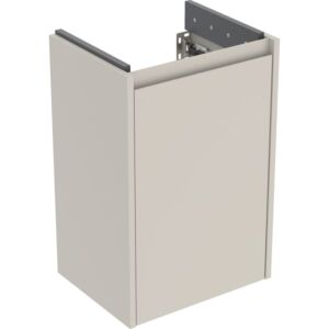 Geberit Renova Plan base cabinet 504021DB1 40 x 60.6 x 20.3 cm, carcass/front sand grey / lacquered satin finish, 1 door