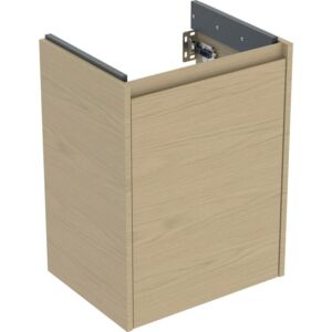 Geberit Renova Plan Unterschrank 504022PS1 45,7 x 60,6 x 24,2 cm, Korpus/Front Eiche natur / Melamin Holzstruktur, 1 Tür