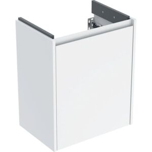 Geberit Renova Compact vanity unit 504083011, 1 door, carcass/front white / lacquered satin finish, width 50 cm