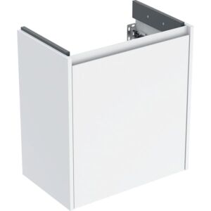 Geberit Renova Compact vanity unit 504084011, 1 door, carcass/front white / lacquered satin finish, width 55 cm