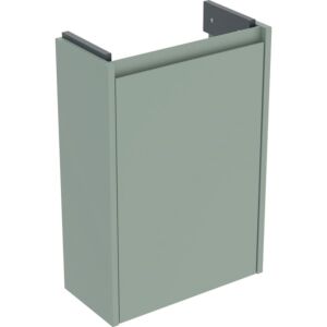 Geberit Renova Compact vanity unit 504081IK1 1 door, carcass/front sage green / lacquered satin finish, width 41.2 cm