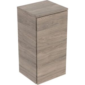 Geberit Renova Plan Seitenschrank 504043JR1 1 Tür, Anschlag links/rechts, Breite 33cm, Korpus/Front Nussbaum / Melamin Holzstruktur