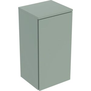 Geberit Renova Plan side cabinet 504043IK1, 1 door, hinge left/right, width 33cm, body/front sage green / lacquered satin finish