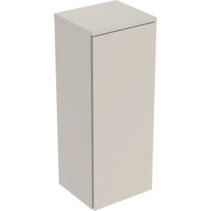 Geberit Renova Plan tall cabinet 504044DB1, 1 door, width 33cm, carcass/front sand grey / lacquered silk matt