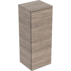 Geberit Renova Plan tall cabinet 504044JR1, 1 door, width 33cm, carcass/front walnut/melamine wood structure