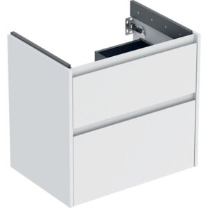 Geberit Renova Plan Waschtisch-Unterschrank 504028001 2 Schubladen, Korpus/Front weiß / lackiert seidenmatt, Breite 64,4 cm