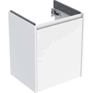 Geberit Renova Plan Waschtisch-Unterschrank 504023011 Korpus/Front weiß / lackiert seidenglanz, Breite 50,4 cm, 1 Tür