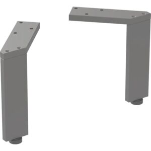 Ensemble de pieds Geberit 500367JK1, hauteur 15 cm, revêtement en lave/poudre, 2 pièces