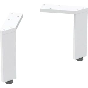 Geberit Fuß-Set 500367011 Höhe 15 cm, weiß / pulverbeschichtet, 2 Stück