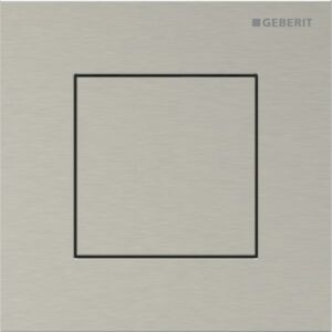 Geberit Type 40 urinal control 116217ID1 pneumatic flush actuation, nickel, square