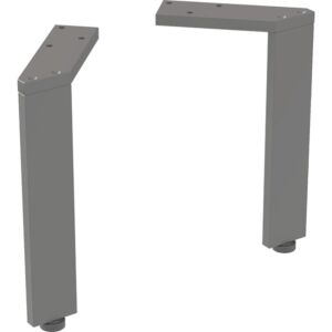 Ensemble de pieds Geberit 502330JK1, hauteur 22,5 cm, finition lave/poudre, 2 pièces