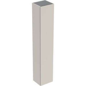 Geberit Renova Plan tall cabinet 504045DB1, 1 door, width 33cm, carcass/front sand grey / lacquered silk matt