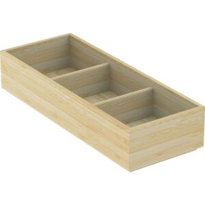 Ajusteur de tiroir Geberit 503194001 12,7 x 6,7 x 32,9 cm, cloison en H, bambou laqué
