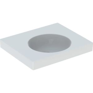 Geberit Preciosa II lavabo 123261600 60 x 50 cm, we KeraTect, sans trou pour robinetterie + trop-plein