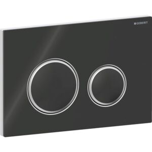 Geberit Sigma21 Betätigungsplatte 115884SJ1 schwarz, für 2-Mengen Spülung