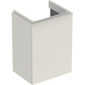Geberit Smyle Square hand washbasin base cabinet 500351JL1 44.2x61.7x35.6cm, 1 door left, sand grey high gloss